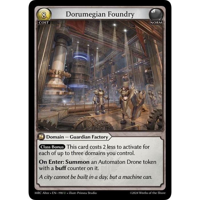 Image for Dorumegian Foundry (198) (MH Alter) - Grand Archive TCG