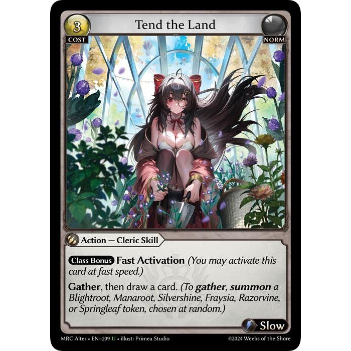 Image for Tend the Land (209) (MH Alter) - Grand Archive TCG
