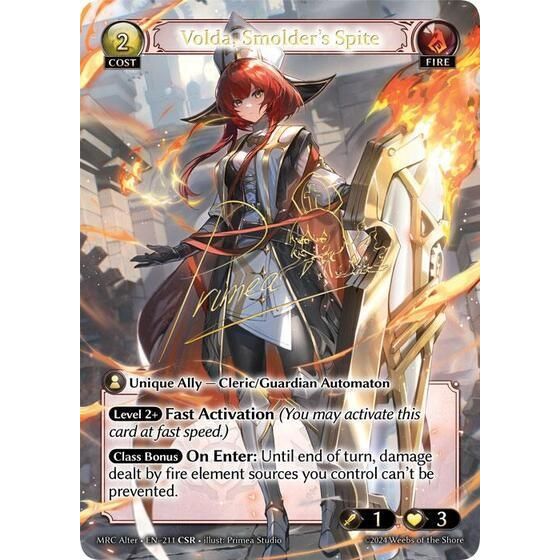 Image for Volda, Smolder's Spite (CSR) (211) (MH Alter) - Grand Archive TCG