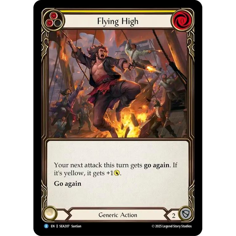 Image for Flying High (Yellow) (SEA207) - Flesh and Blood TCG