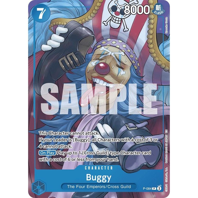 Image for Buggy (Promo Reprint) (P-084) (ST-25) - One Piece Card Game