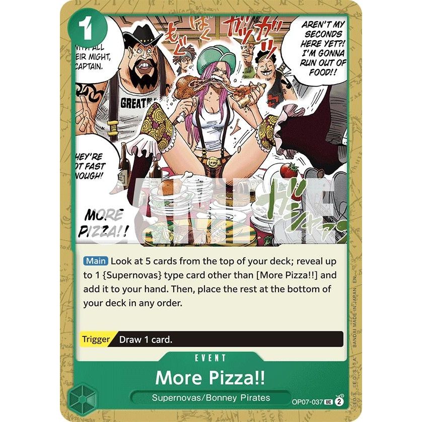 Image for More Pizza!! (Reprint) (OP07-037) (ST-24) - One Piece Card Game