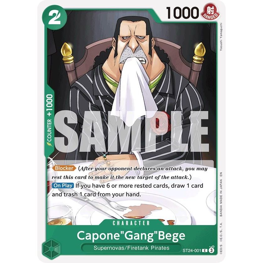 Image for Capone"Gang"Bege (ST24-001) (ST-24) - One Piece Card Game