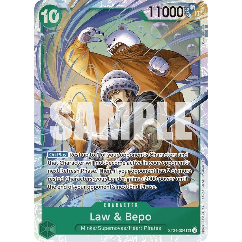 Image for Law & Bepo (ST24-004) (ST-24) - One Piece Card Game