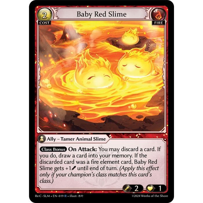 Image for Baby Red Slime (019) (SLMLTE) - Grand Archive TCG
