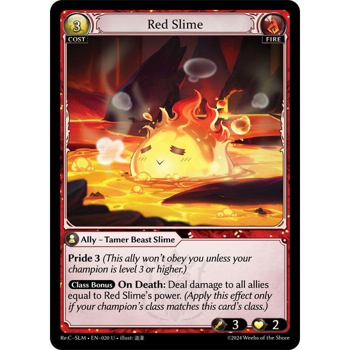 Image for Red Slime (020) (SLMLTE) - Grand Archive TCG