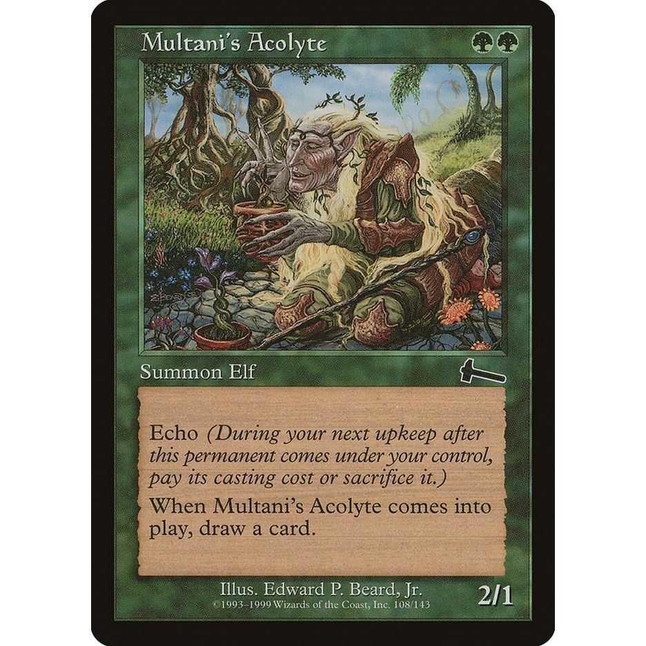 Image for Multani's Acolyte (108) (ULG) - Magic: The Gathering
