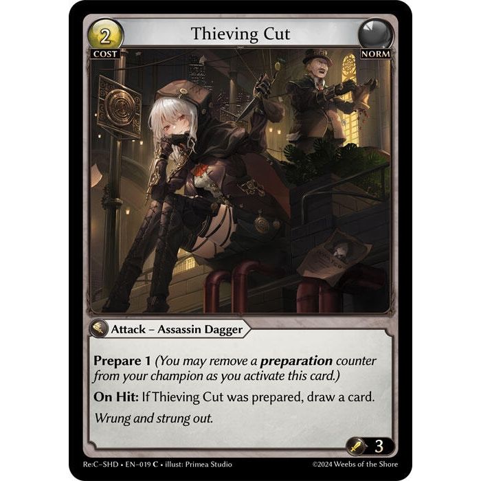 Image for Thieving Cut (019) (SHDLTE) - Grand Archive TCG