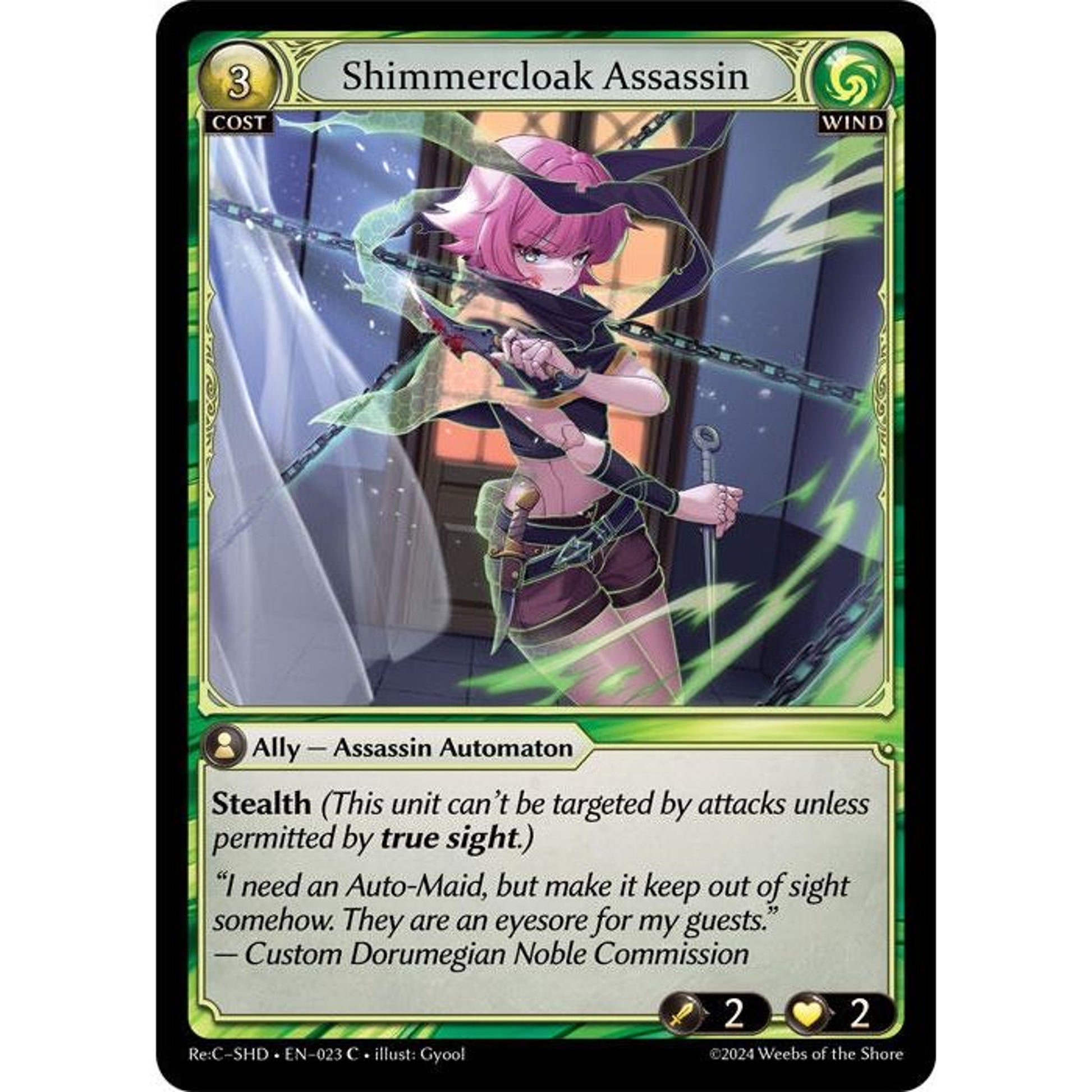 Image for Shimmercloak Assassin (023) (SHDLTE) - Grand Archive TCG