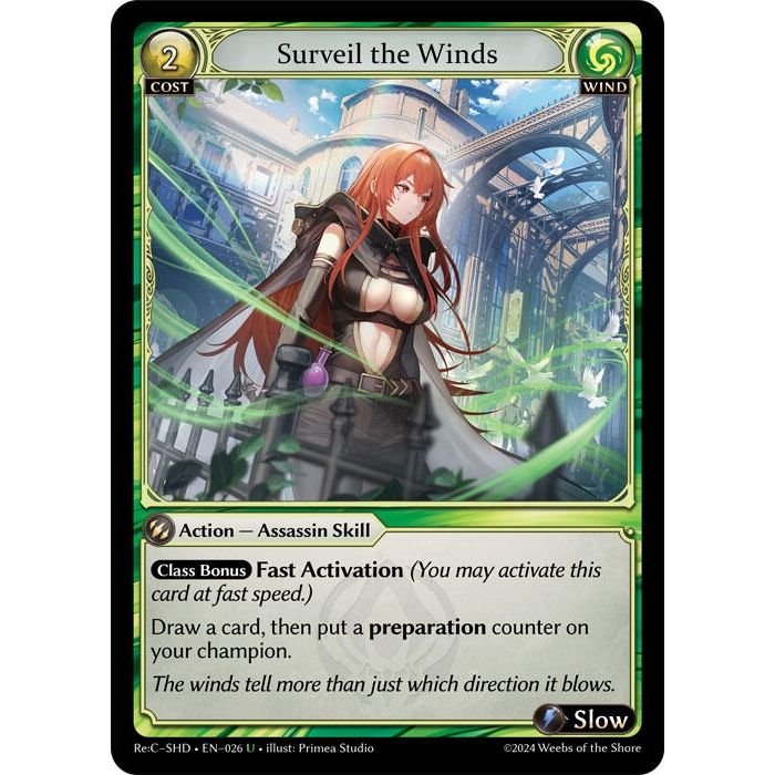Image for Surveil the Winds (026) (SHDLTE) - Grand Archive TCG