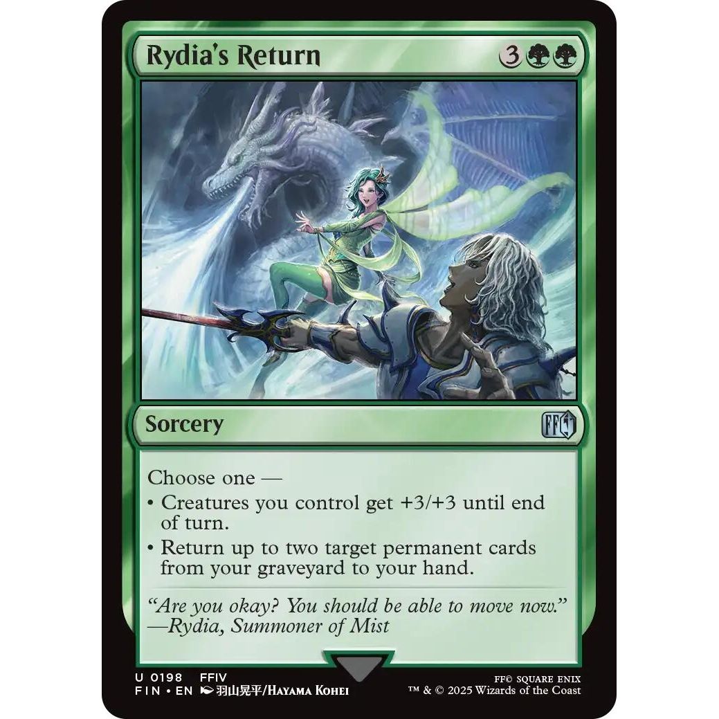 Image for Rydia's Return (198) (FIN) - Magic: The Gathering