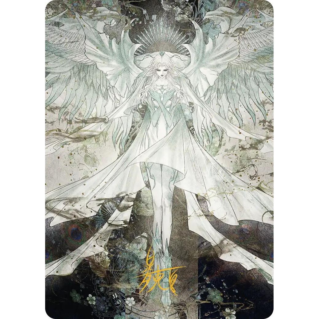 Image for Hydaelyn, the Mothercrystal Art Card (Gold-Stamped Signature) (34) (AAFIN) - Magic: The Gathering