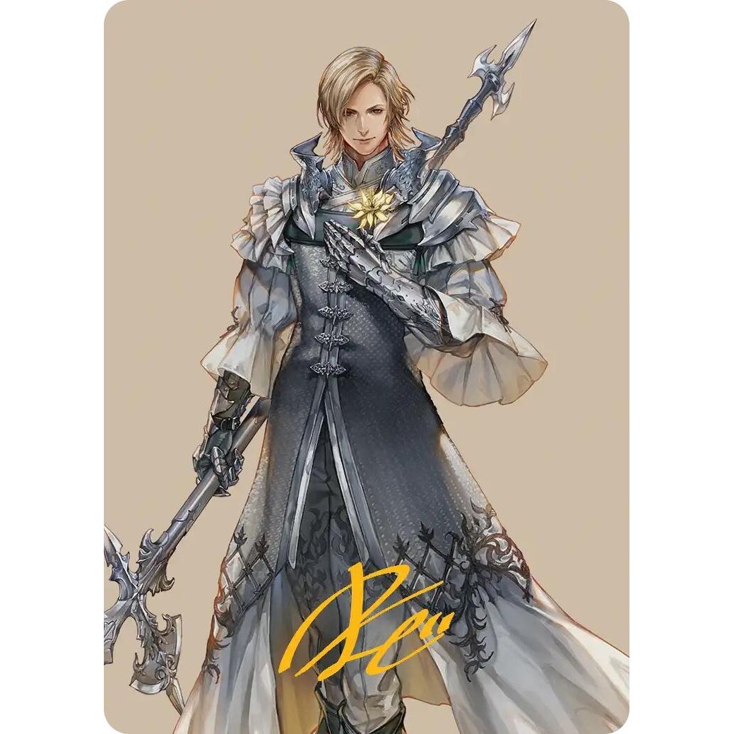 Image for Dion, Bahamut's Dominant Art Card (Gold-Stamped Signature) (42) (AAFIN) - Magic: The Gathering