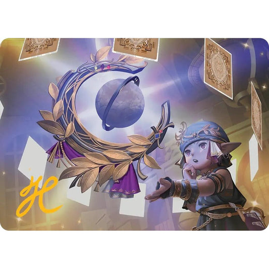 Image for Astrologian's Planisphere Art Card (Gold-Stamped Signature) (4) (AAFIN) - Magic: The Gathering