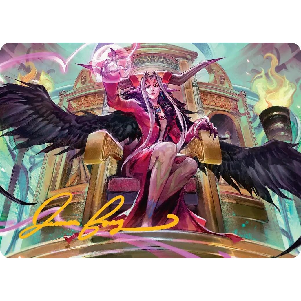 Image for Sorceress's Schemes Art Card (Gold-Stamped Signature) (9) (AAFIN) - Magic: The Gathering