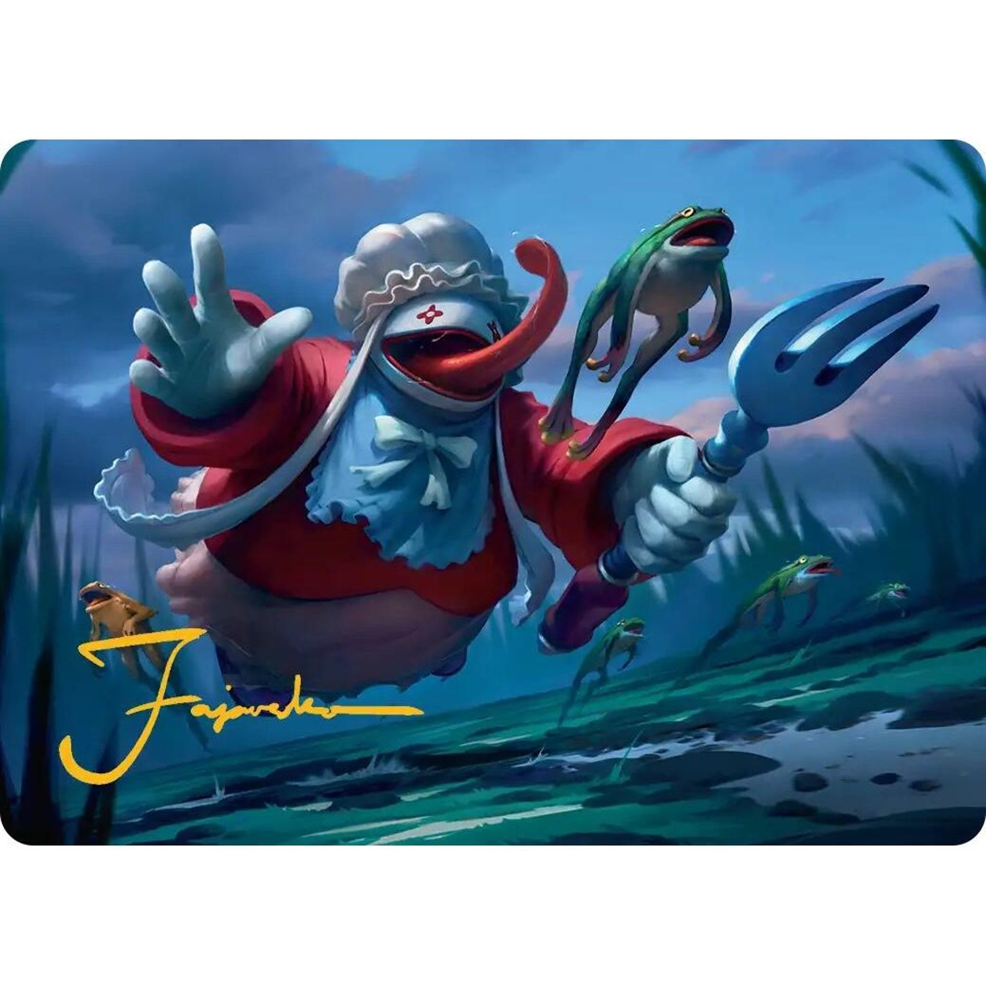 Image for Quina, Qu Gourmet Art Card (Gold-Stamped Signature) (11) (AAFIN) - Magic: The Gathering