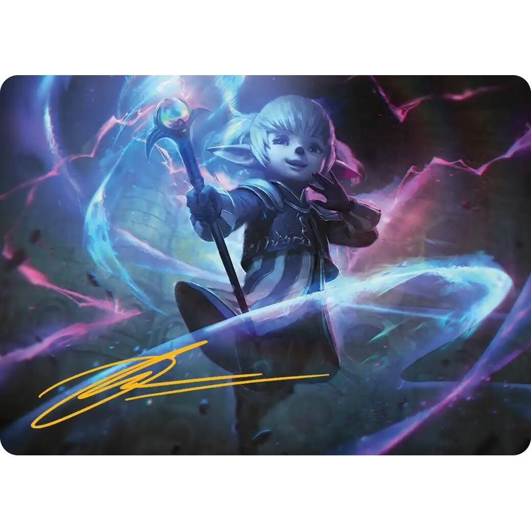 Image for Shantotto, Tactician Magician Art Card (Gold-Stamped Signature) (16) (AAFIN) - Magic: The Gathering