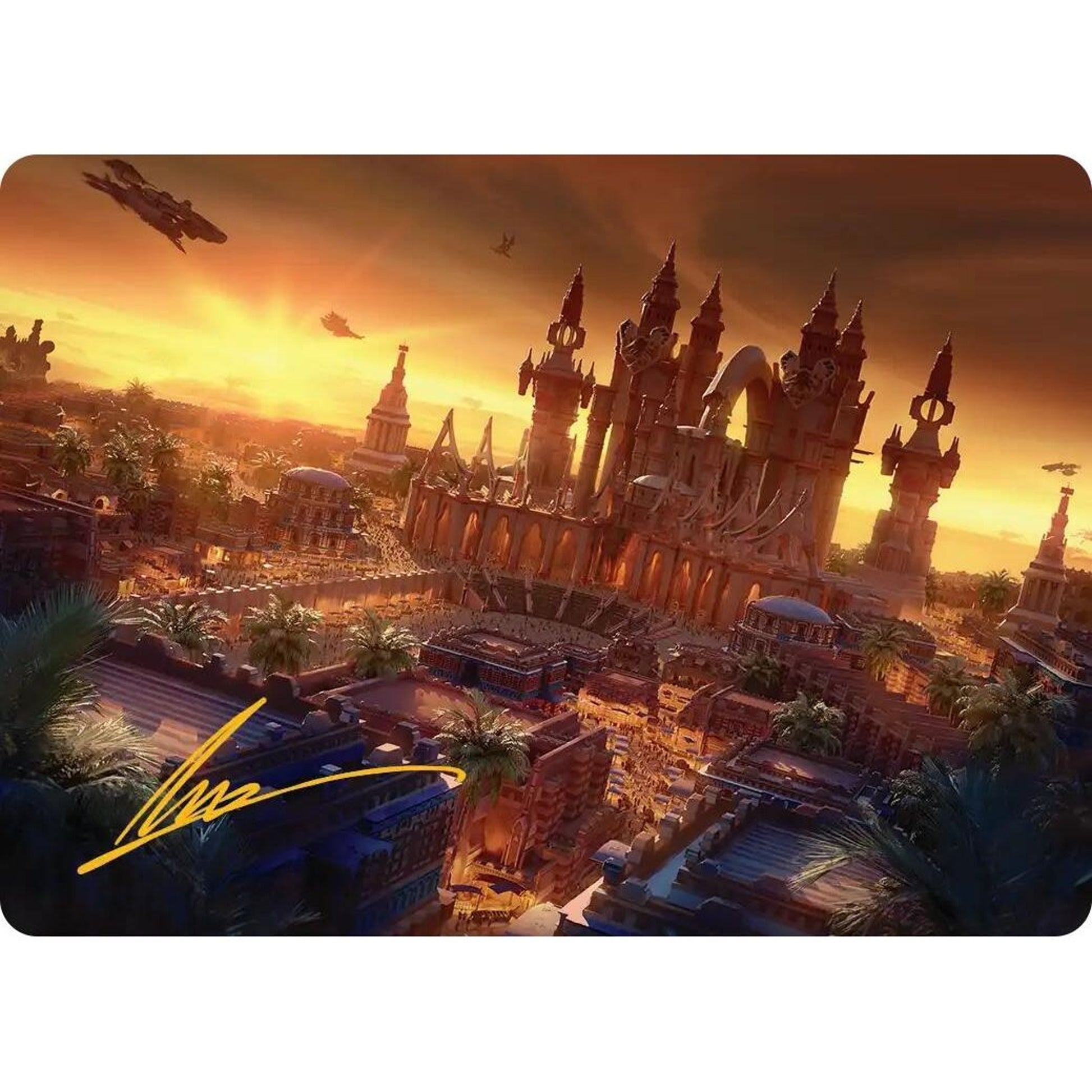 Image for Rabanastre, Royal City Art Card (Gold-Stamped Signature) (18) (AAFIN) - Magic: The Gathering