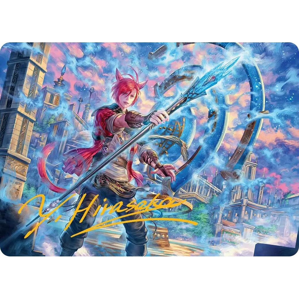 Image for G'raha Tia, Scion Reborn Art Card (19) (Gold-Stamped Signature) (19) (AAFIN) - Magic: The Gathering