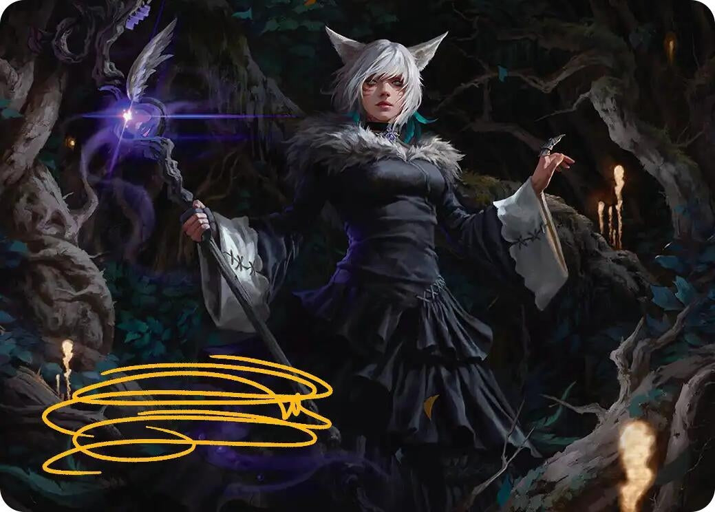 Image for Y'shtola, Night's Blessed Art Card (21) (Gold-Stamped Signature) (21) - Magic: The Gathering