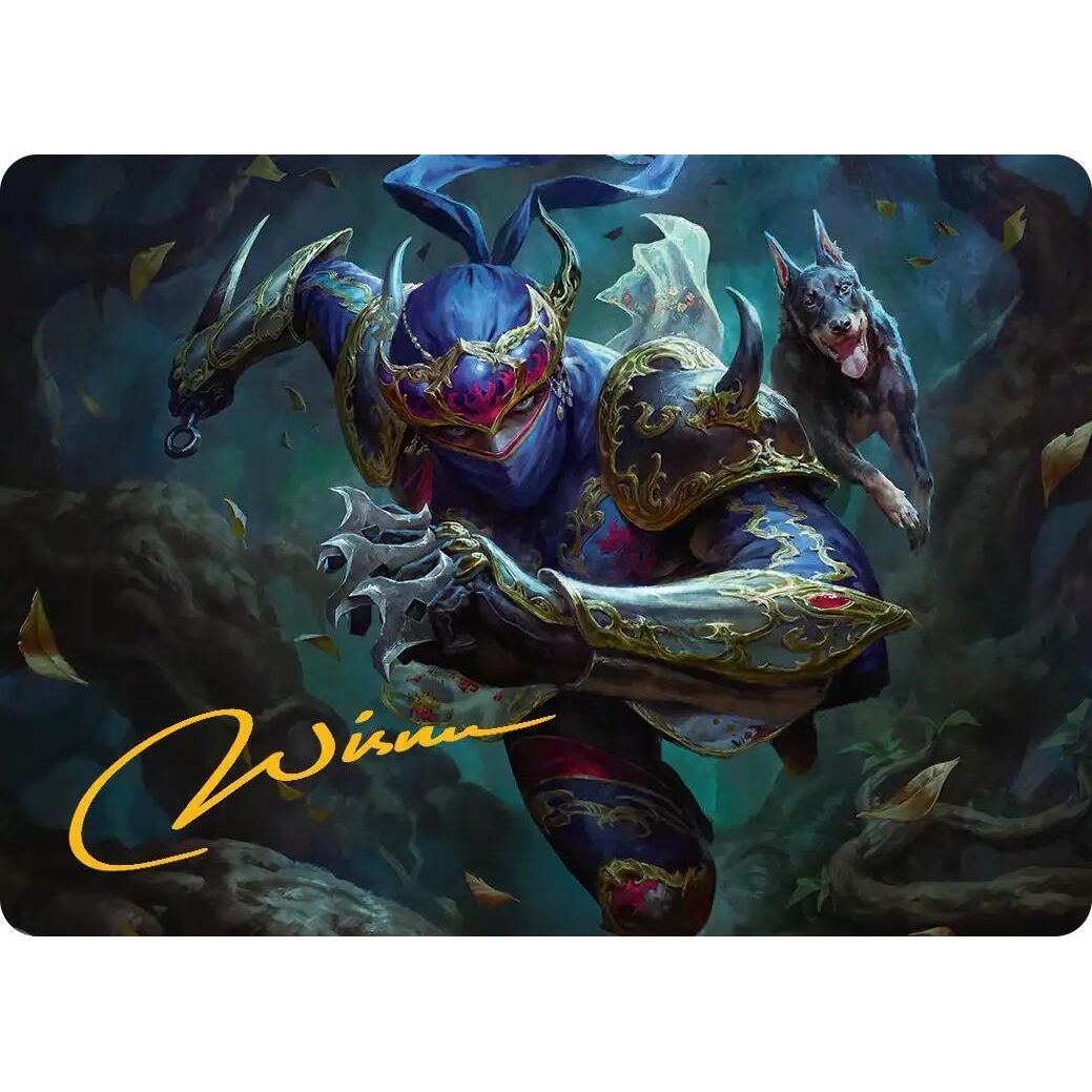 Image for Shadow, Mysterious Assassin Art Card (Gold-Stamped Signature) (26) (AAFIN) - Magic: The Gathering