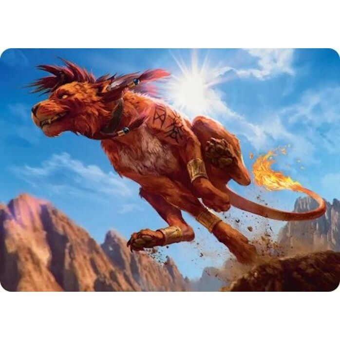 Image for Red XIII, Proud Warrior Art Card (30) (AAFIN) - Magic: The Gathering