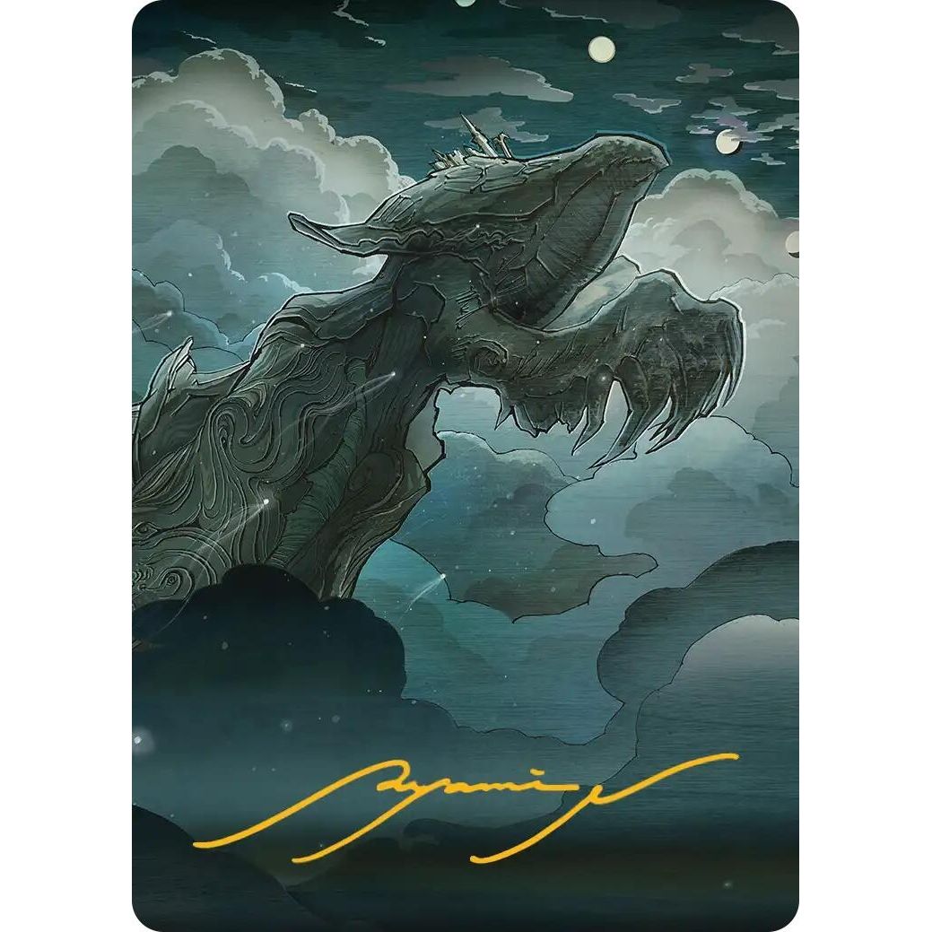 Image for Sin, Spira's Punishment Art Card (Gold-Stamped Signature) (36) (AAFIN) - Magic: The Gathering