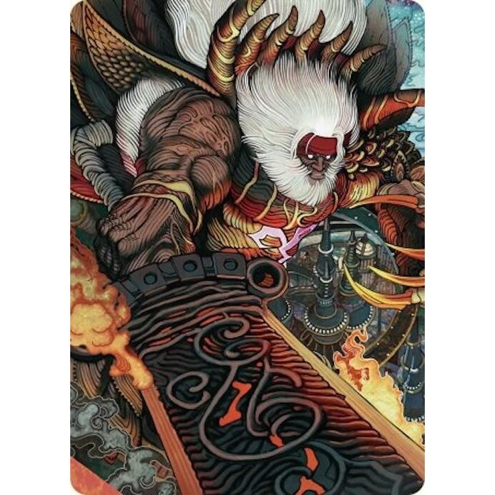 Image for Braska's Final Aeon Art Card (39) (AAFIN) - Magic: The Gathering