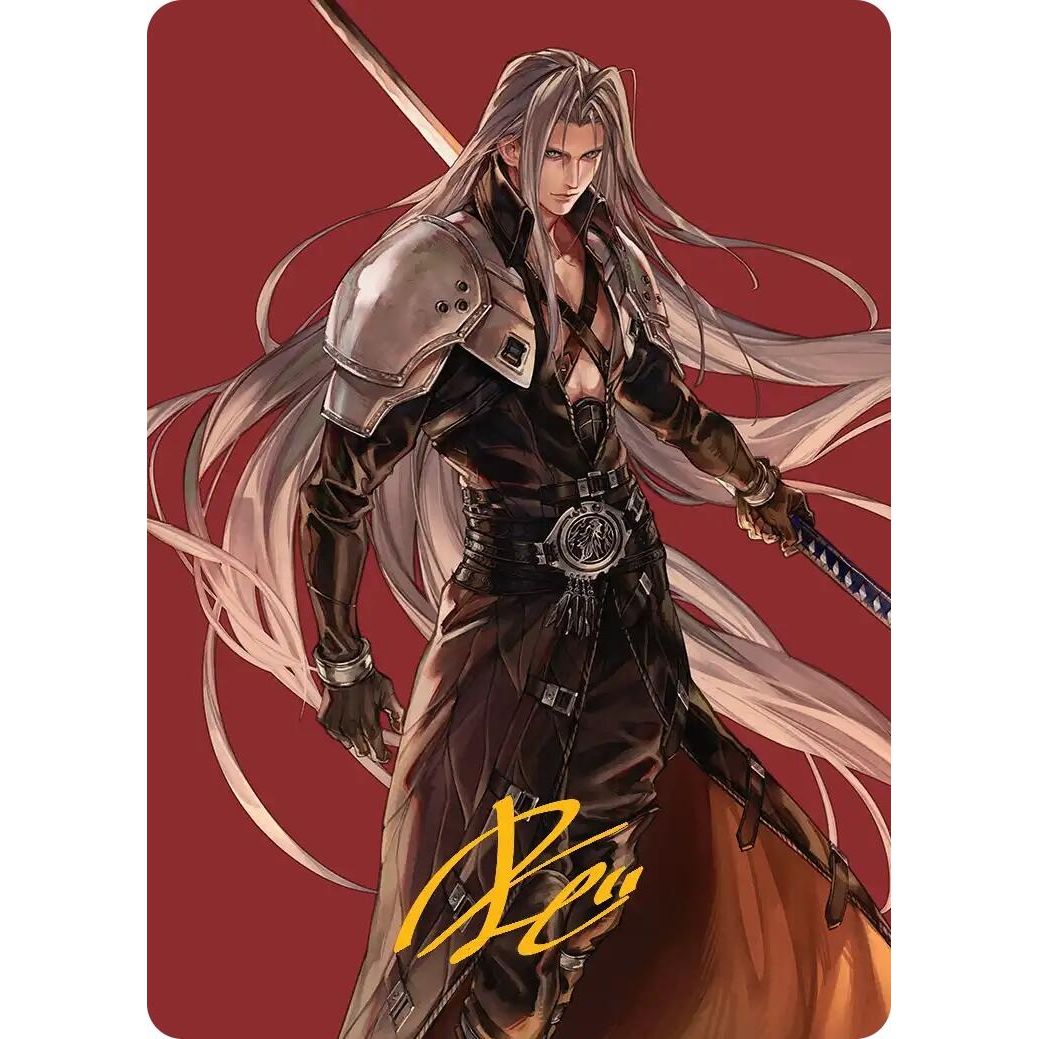 Image for Sephiroth, Fabled SOLDIER Art Card (Gold-Stamped Signature) (44) (AAFIN) - Magic: The Gathering