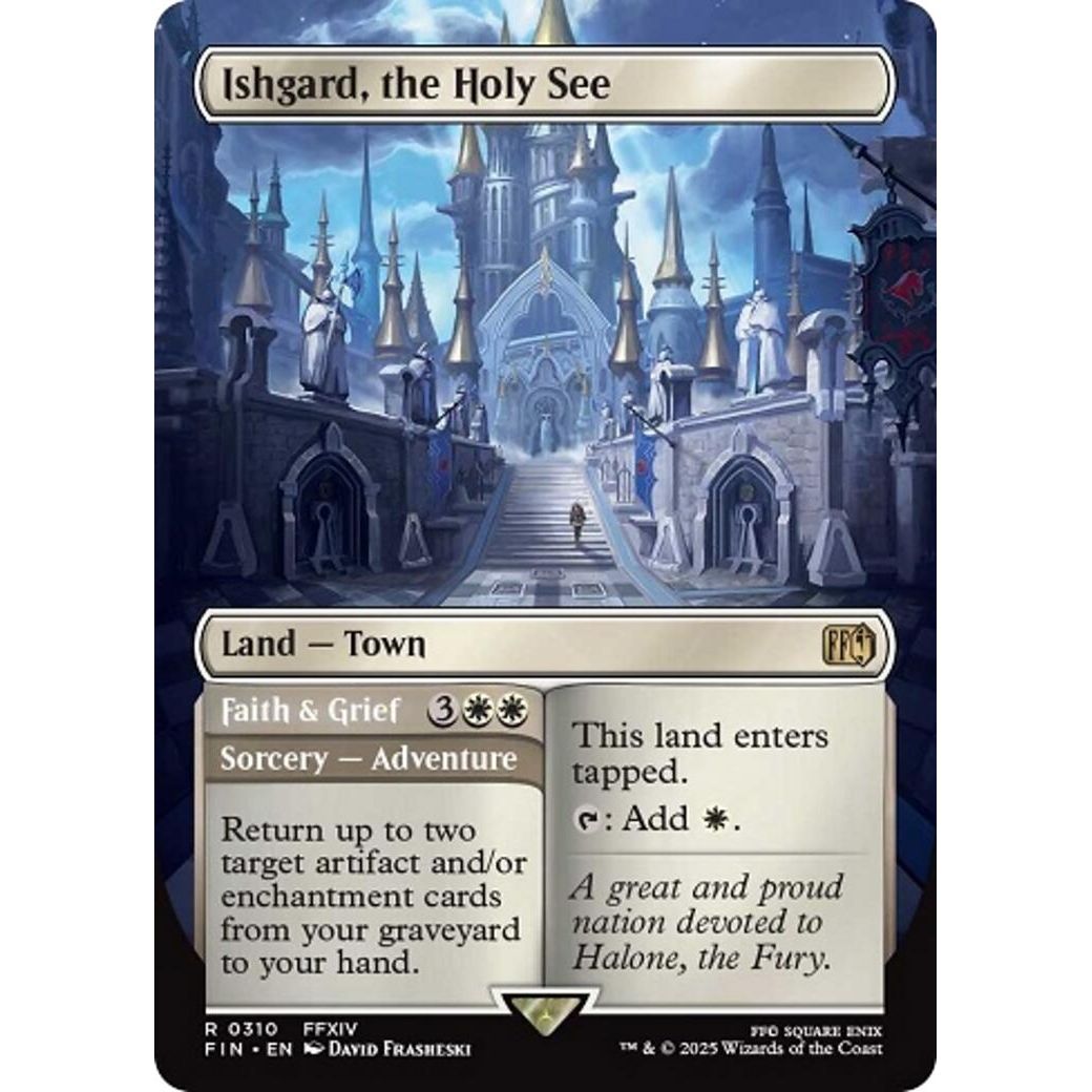 Image for Ishgard, the Holy See (Borderless) (310) (FIN) - Magic: The Gathering