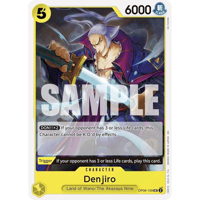 Image for Denjiro (Reprint) (OP06-109) (ST-28) - One Piece Card Game