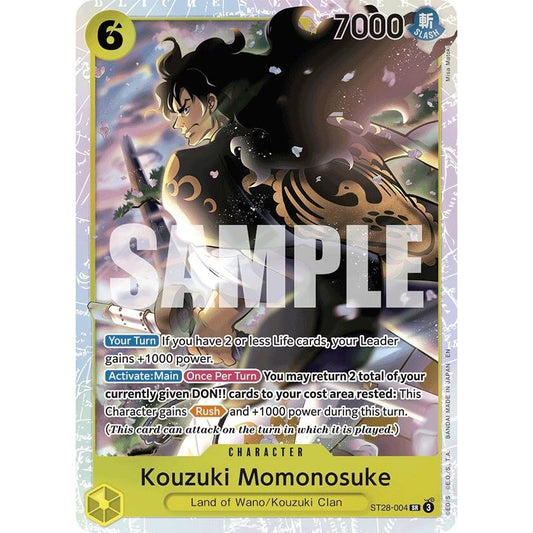 Image for Kouzuki Momonosuke (ST28-004) (ST-28) - One Piece Card Game