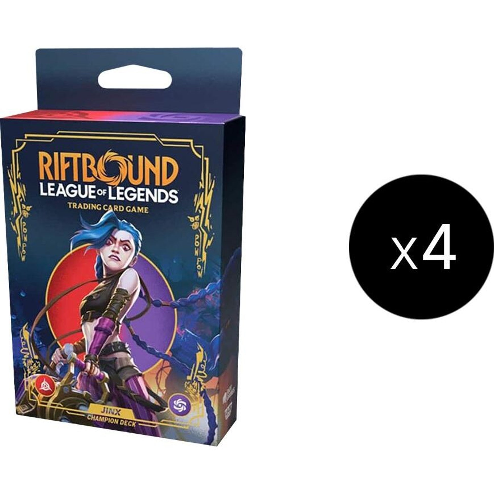 Image for Origins - Champion Deck (Jinx) Display - Riftbound: League of Legends Trading Card Game