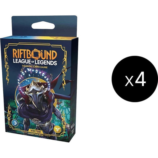Image for Origins - Champion Deck (Viktor) Display - Riftbound: League of Legends Trading Card Game