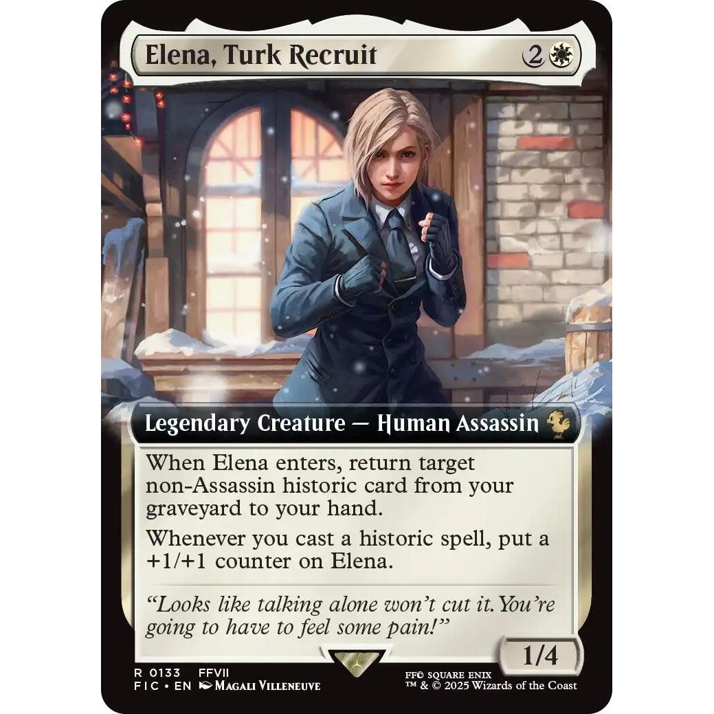 Image for Elena, Turk Recruit (Extended Art) (133) (FIC) - Magic: The Gathering