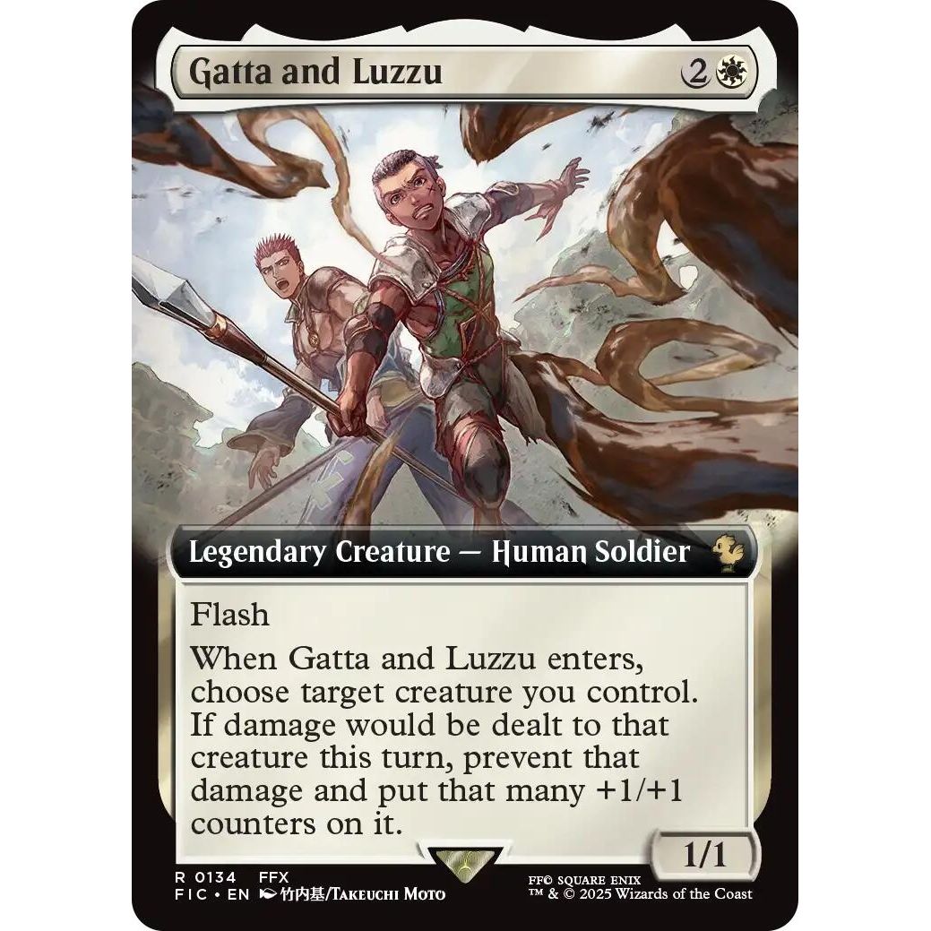 Image for Gatta and Luzzu (Extended Art) (134) (FIC) - Magic: The Gathering
