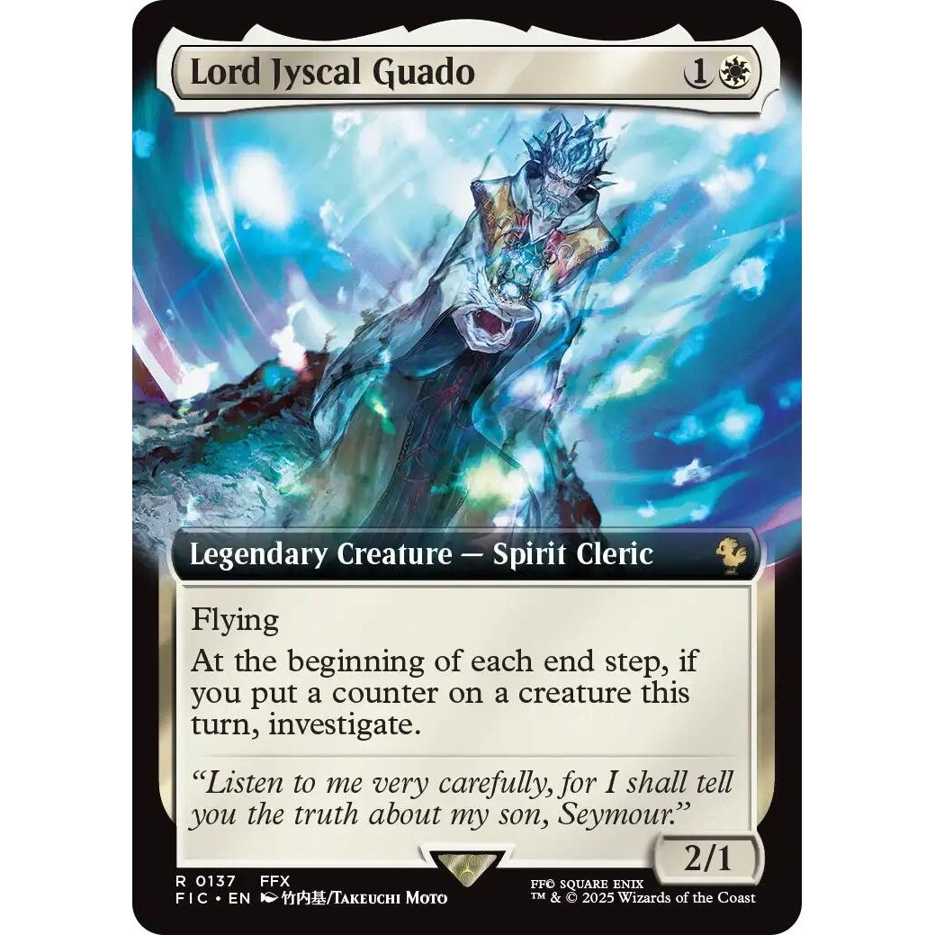 Image for Lord Jyscal Guado (Extended Art) (137) (FIC) - Magic: The Gathering