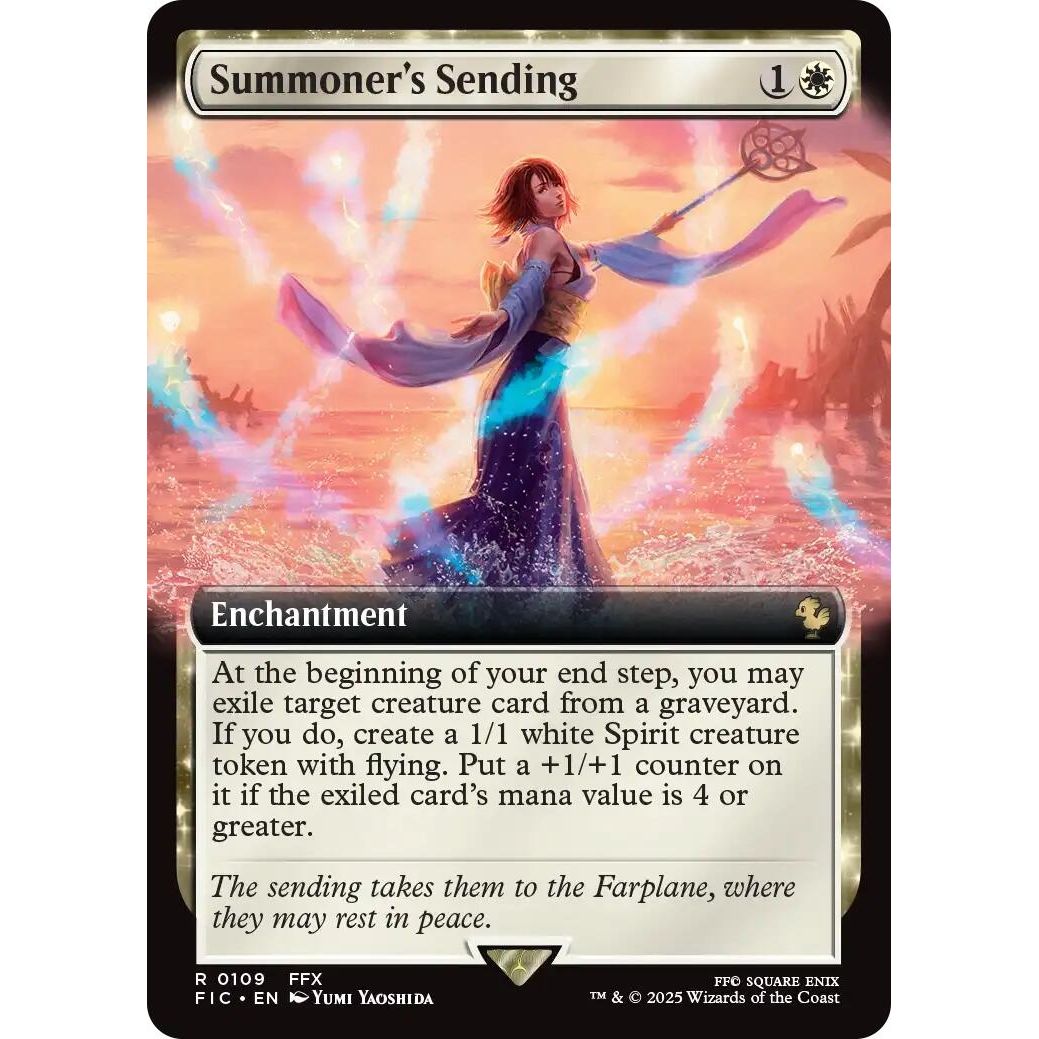 Image for Summoner's Sending (Extended Art) (109) (FIC) - Magic: The Gathering