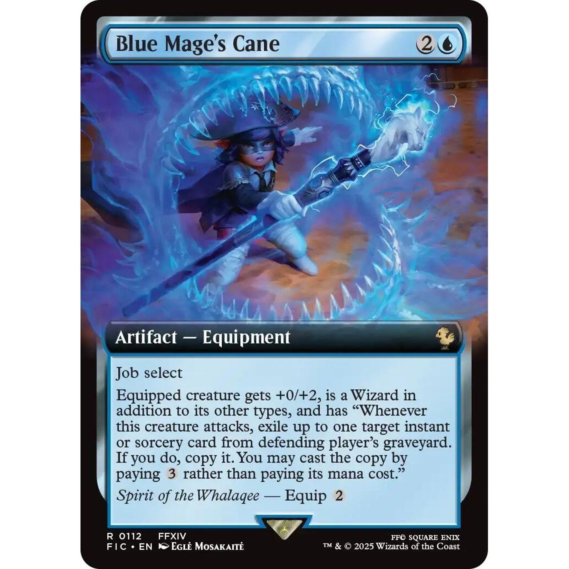 Image for Blue Mage's Cane (Extended Art) (112) (FIC) - Magic: The Gathering