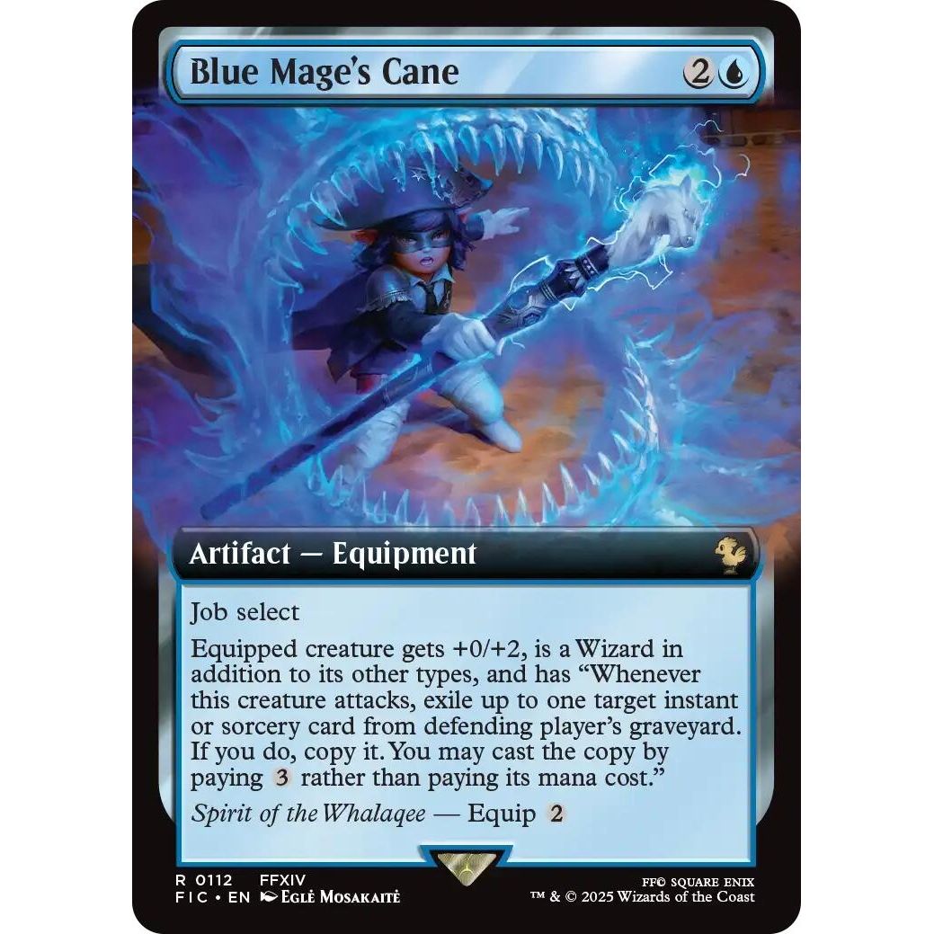 Image for Blue Mage's Cane (Extended Art) (112) (FIC) - Magic: The Gathering