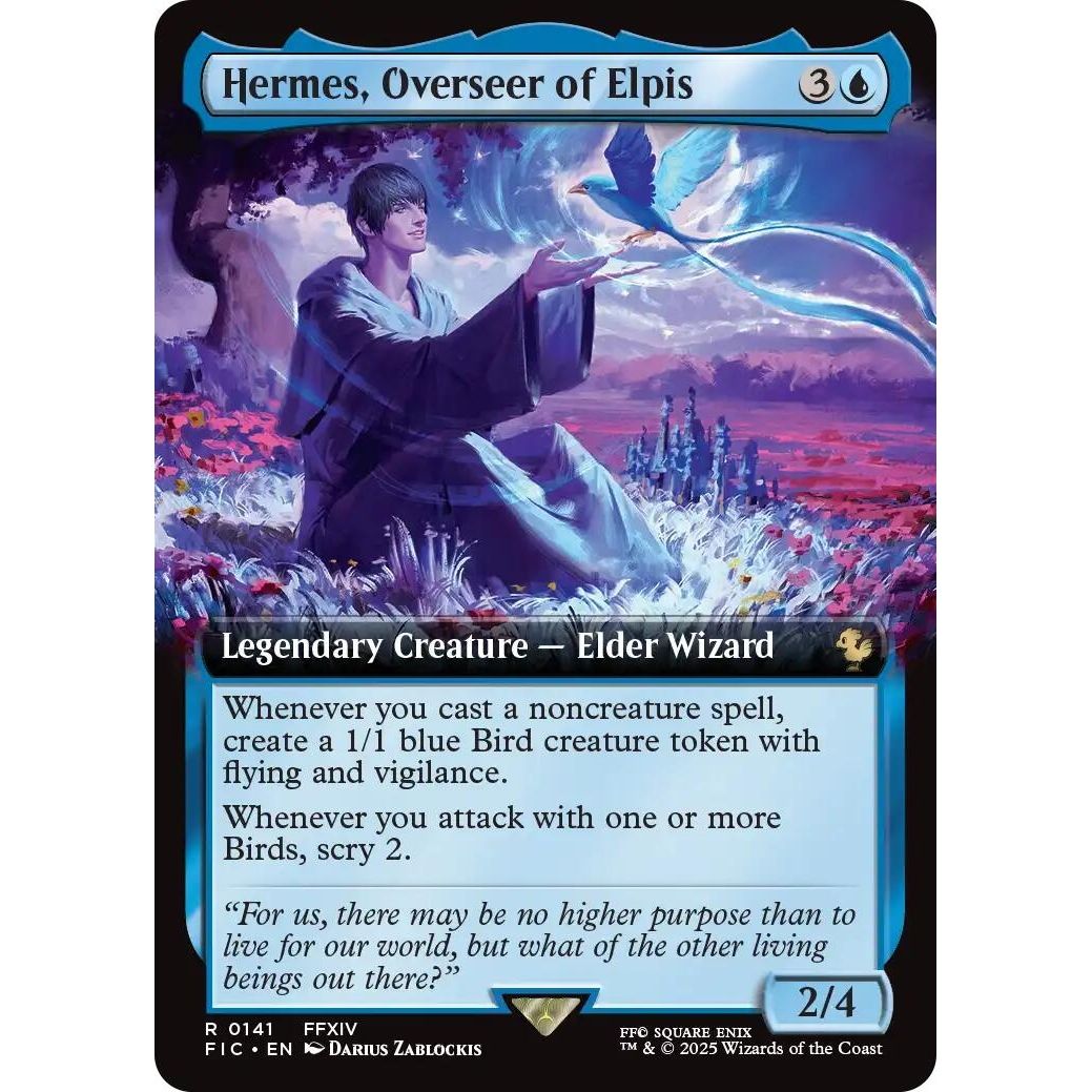 Image for Hermes, Overseer of Elpis (Extended Art) (141) (FIC) - Magic: The Gathering