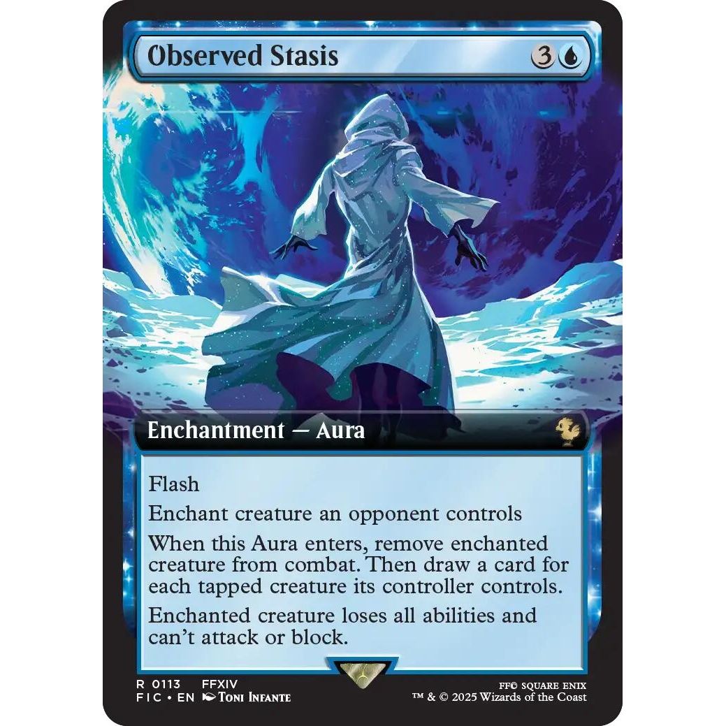 Image for Observed Stasis (Extended Art) (113) (FIC) - Magic: The Gathering