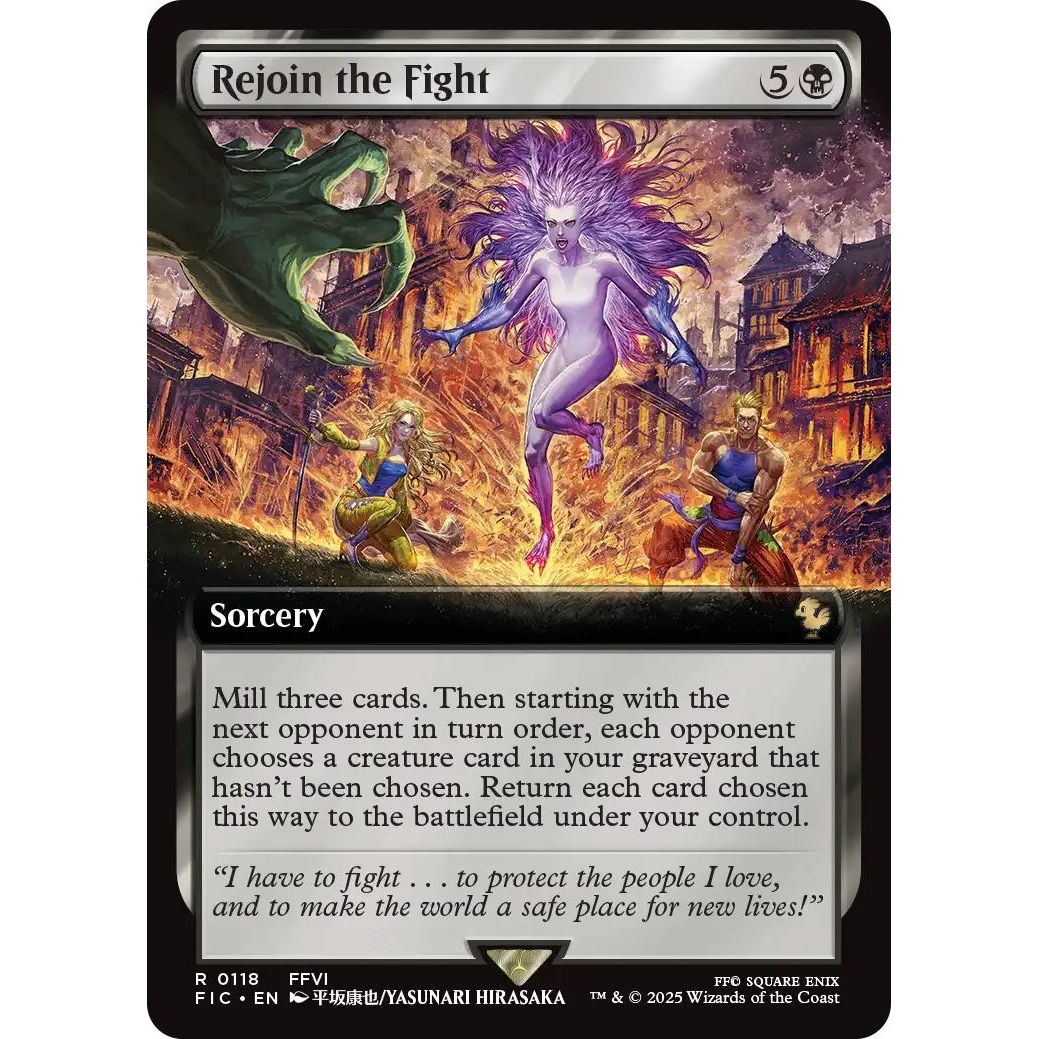 Image for Rejoin the Fight (Extended Art) (118) (FIC) - Magic: The Gathering
