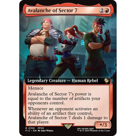 Image for Avalanche of Sector 7 (Extended Art) (150) (FIC) - Magic: The Gathering
