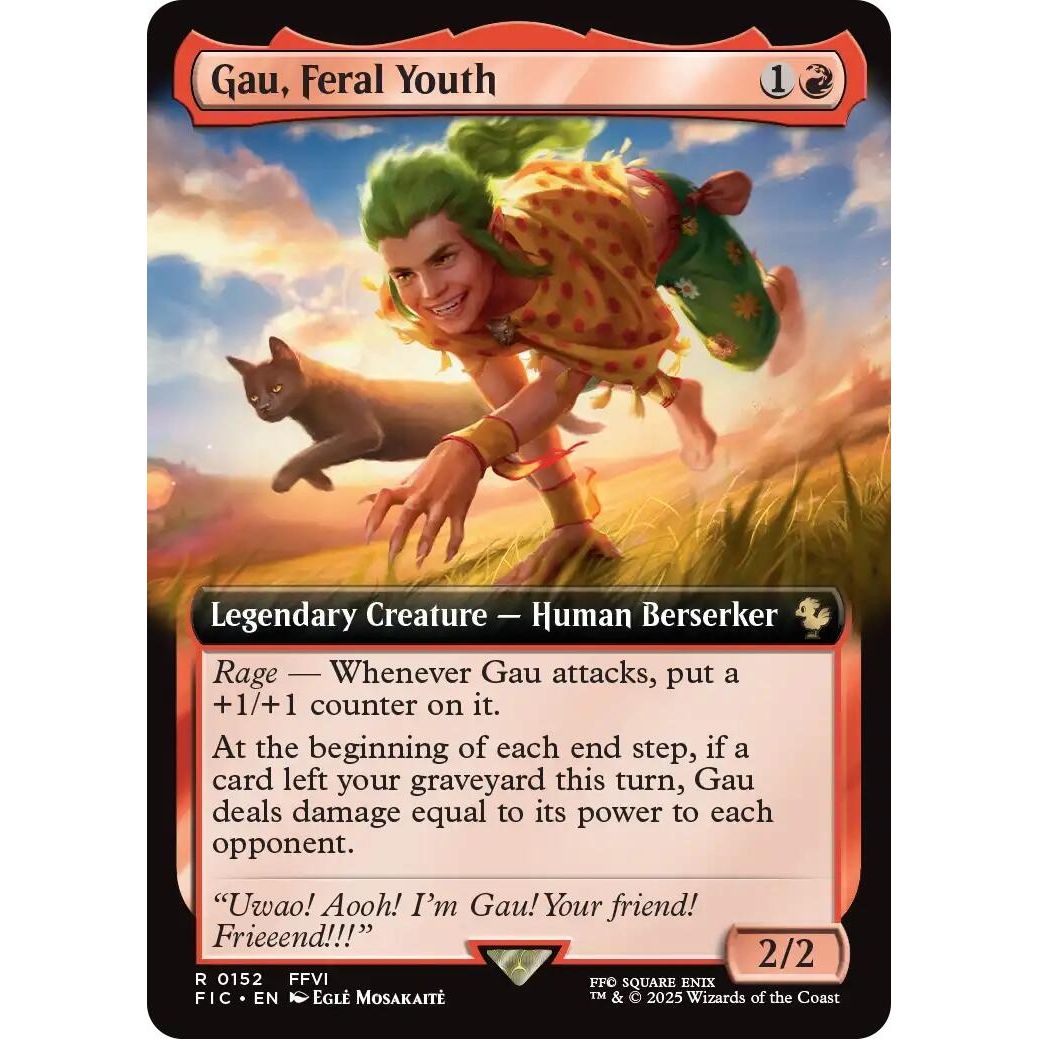 Image for Gau, Feral Youth (Extended Art) (152) (FIC) - Magic: The Gathering