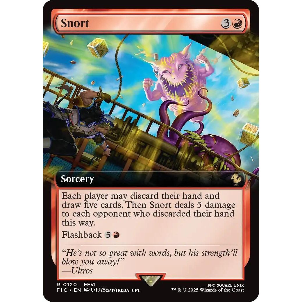 Image for Snort (Extended Art) (120) (FIC) - Magic: The Gathering