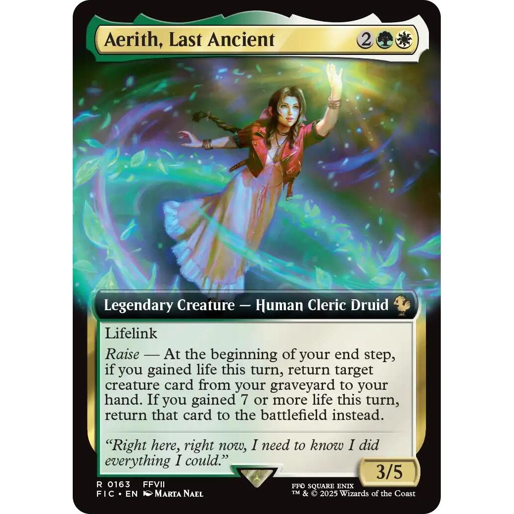 Image for Aerith, Last Ancient (Extended Art) (163) (FIC) - Magic: The Gathering