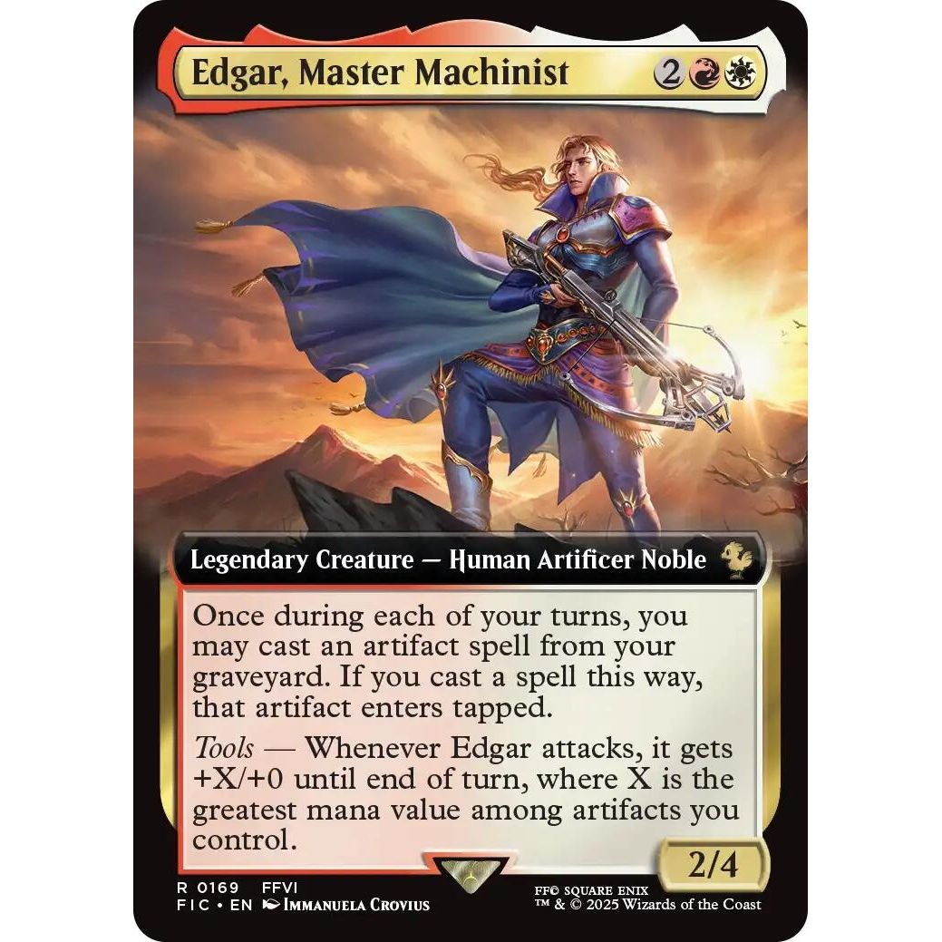 Image for Edgar, Master Machinist (Extended Art) (169) (FIC) - Magic: The Gathering