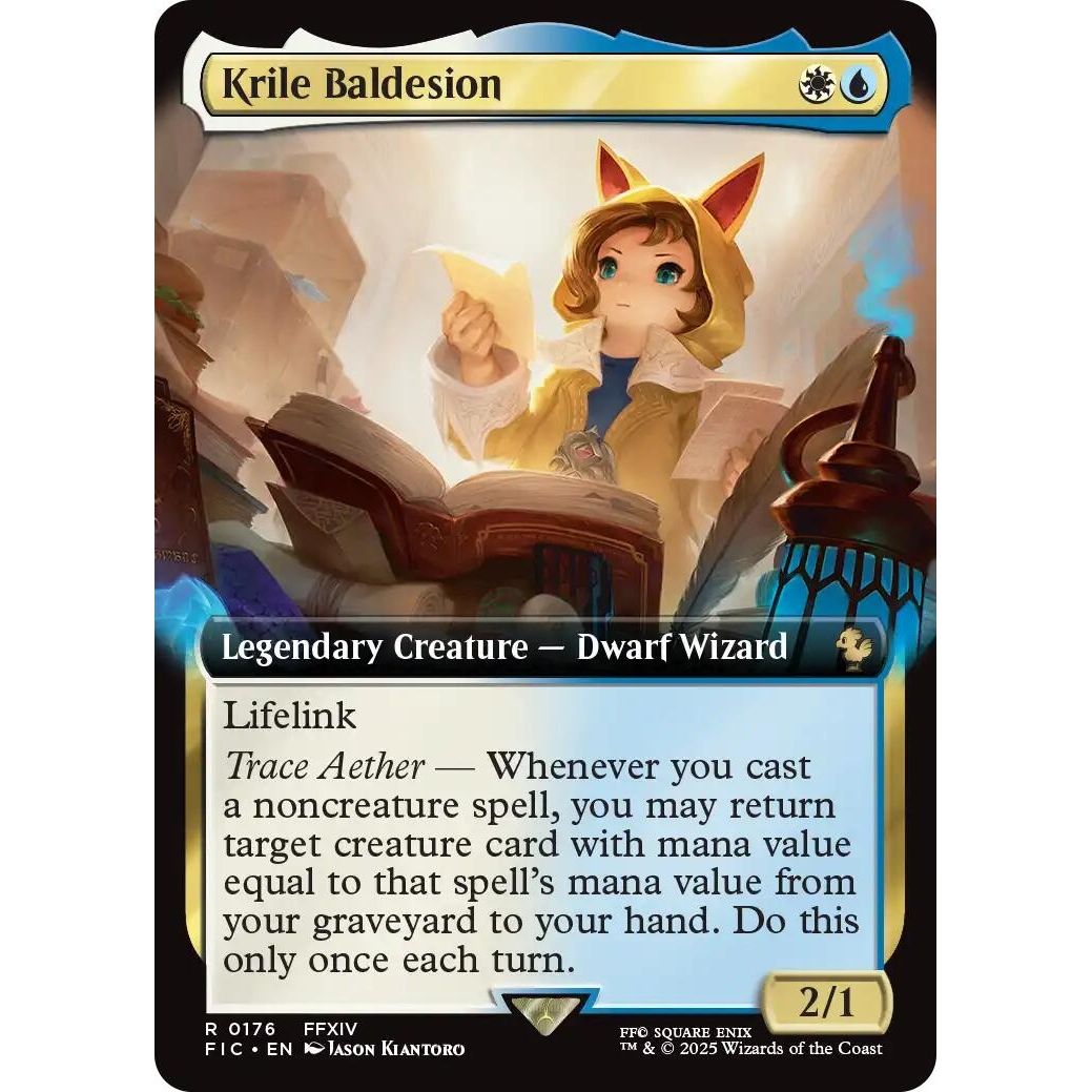 Image for Krile Baldesion (Extended Art) (176) (FIC) - Magic: The Gathering