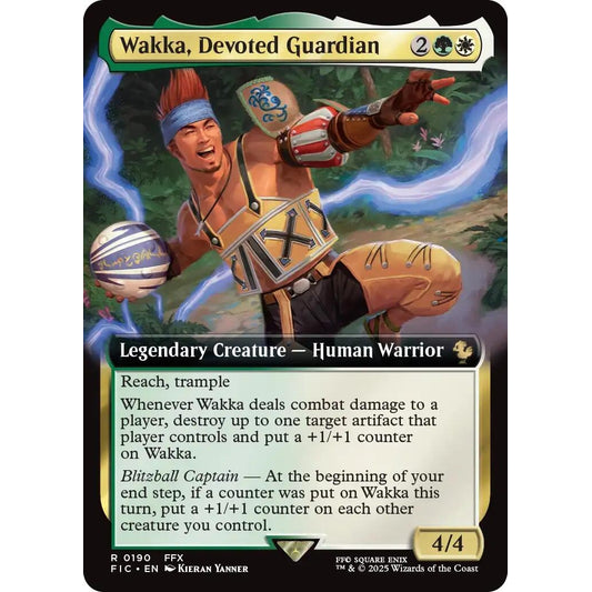 Wakka, Devoted Guardian (Extended Art) (190) (FIC)
